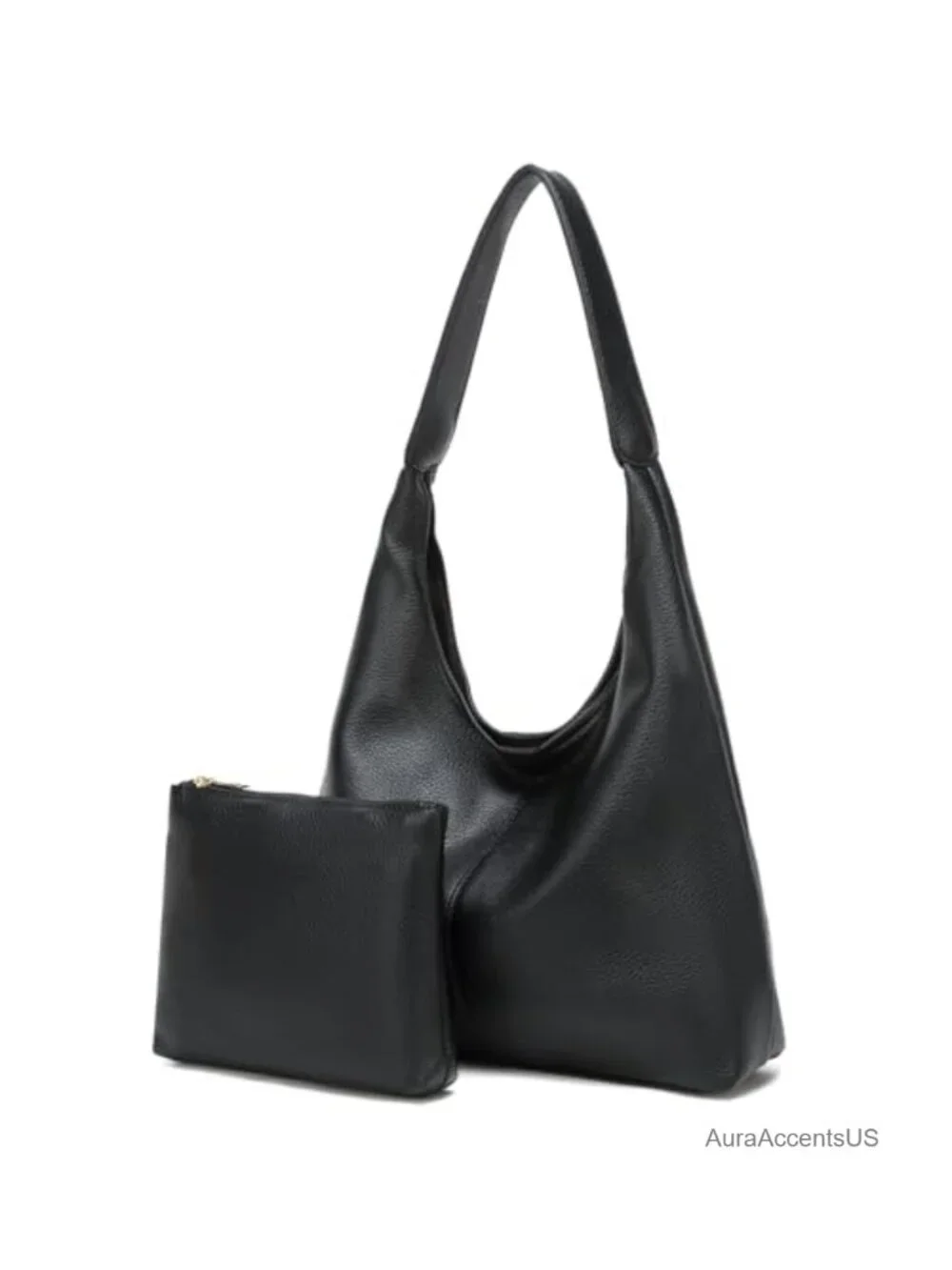 Slouchy Hobo Bag for Women Soft Shoulder Bags PU Leather Tote Purses Work Travel